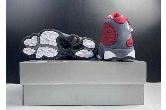 Jordan Grey 13 414571-600 Flint Air 414571-600 Retro Gym Red 0210